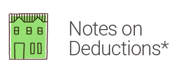 House Donation Group - Notes On Deductions